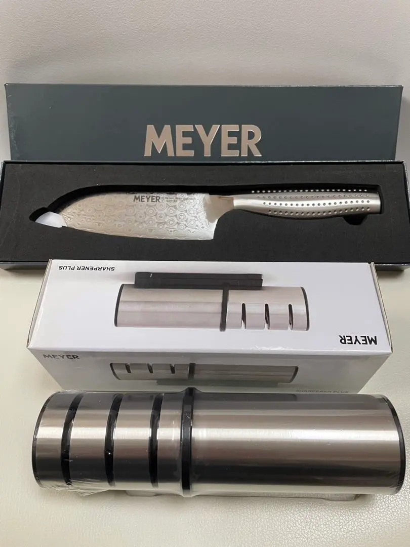 【新品・未使用・箱付き】ダマスカス 三徳包丁 マイヤー MEYER（マイヤー） ダマスカス三徳包丁 | TBSショッピング