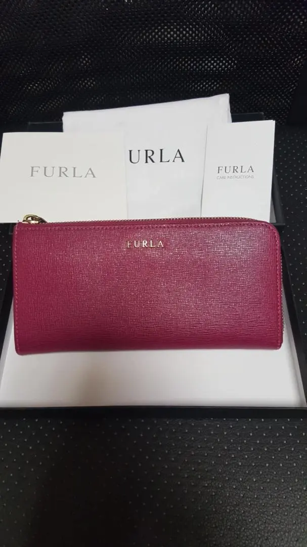 Thumbnail of FURLA brand wallet in purple (good condition)