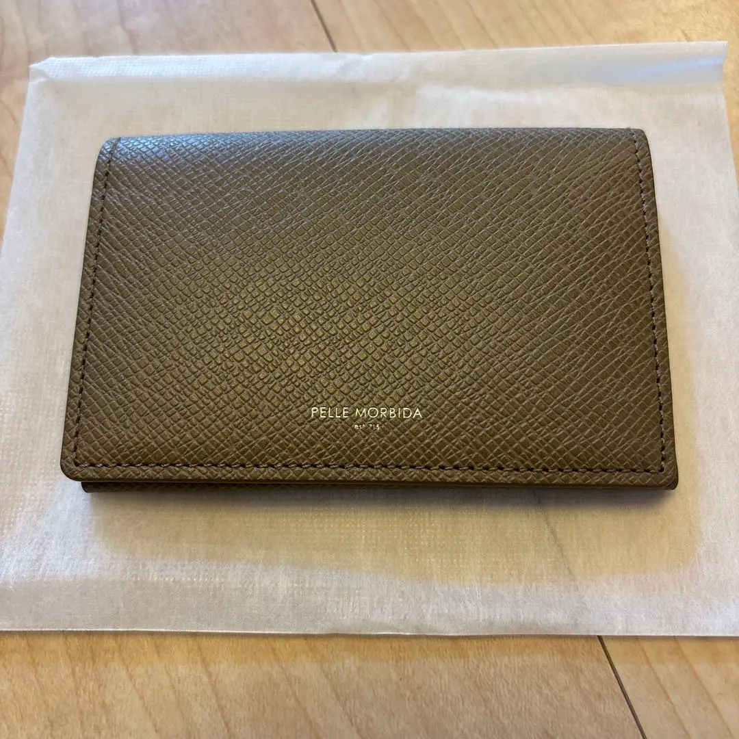 【未使用品】PELLE MORBIDA ペッレモルビダ 名刺入れ ダークブラウン 楽天市場】【ケアセット＋選べるノベルティ付】 PELLE MORBIDA