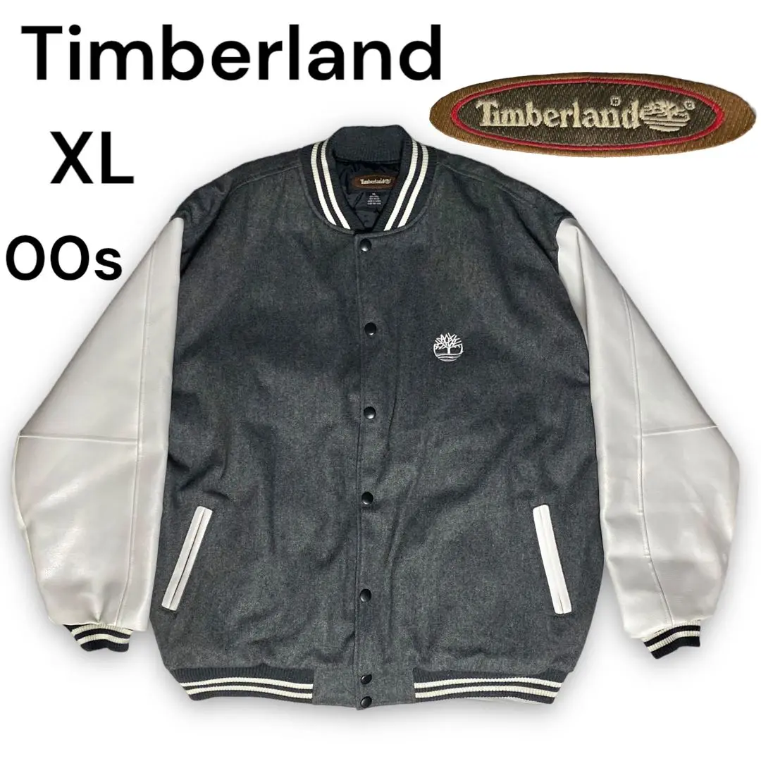 激レア】timberland 革ジャン スタジャン