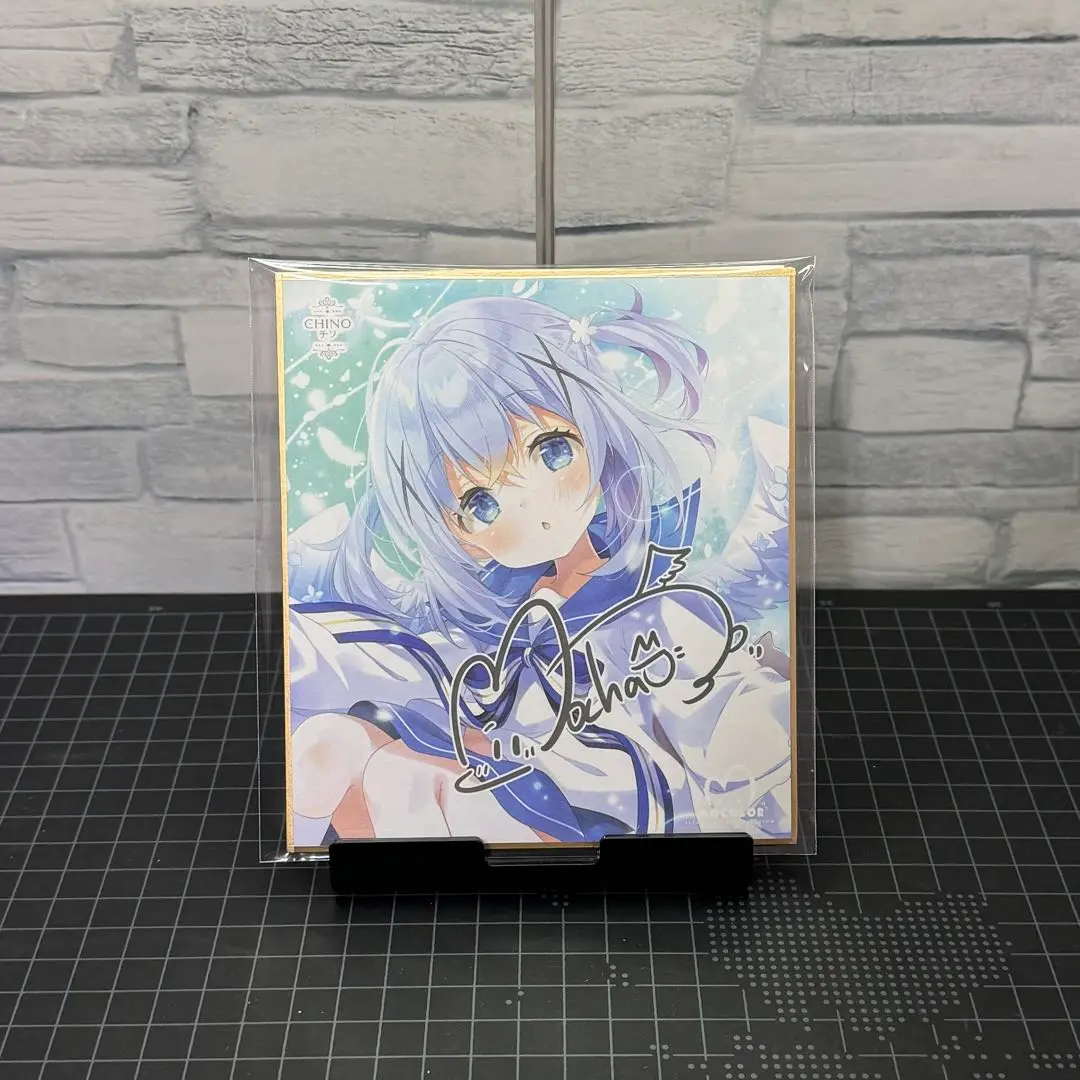 チノ　ご注文はうさぎですか？　色紙　風林火山　箔押しシークレットカード チノ ご注文はうさぎですか？ 色紙 風林火山 箔押しシークレット