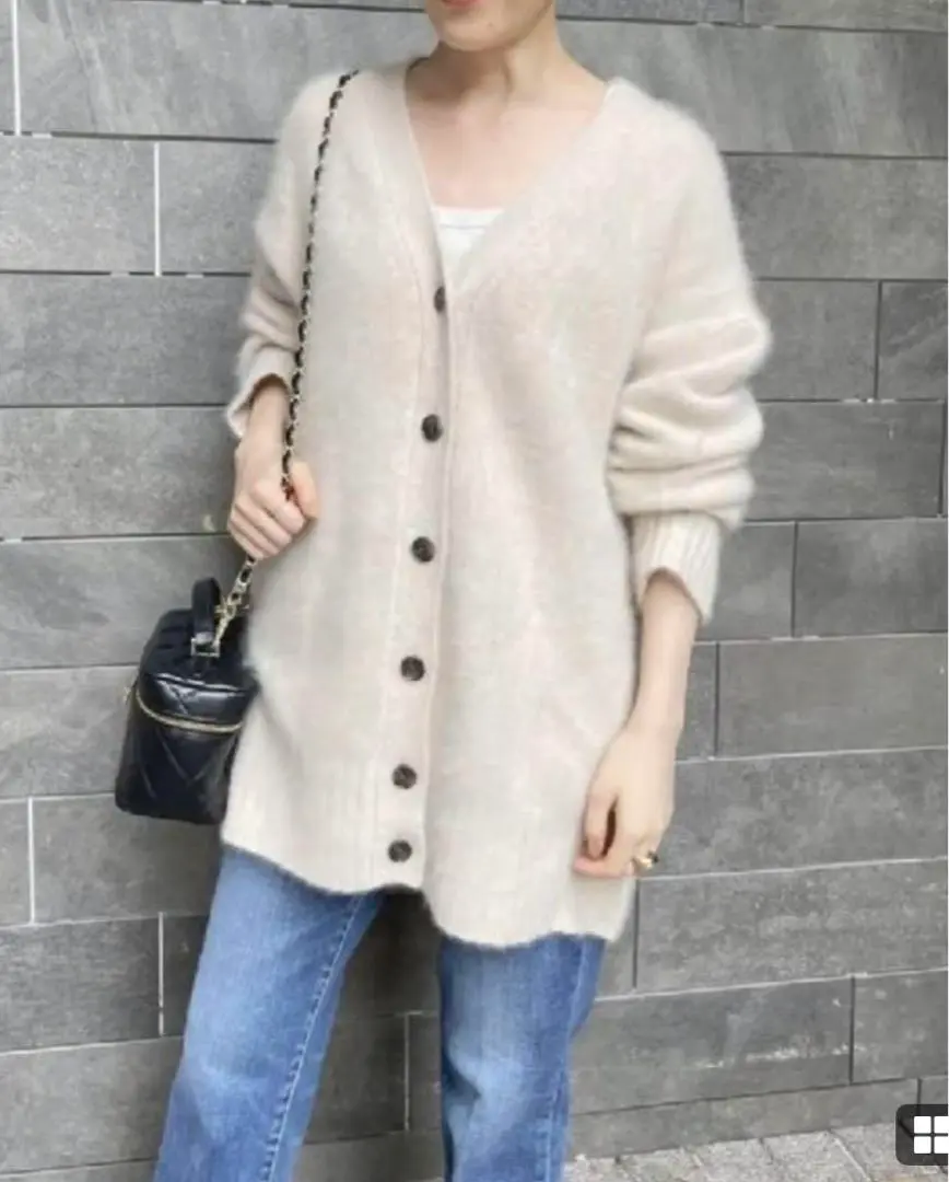美品 Spick&Span FURKNITカーディガン ロング
