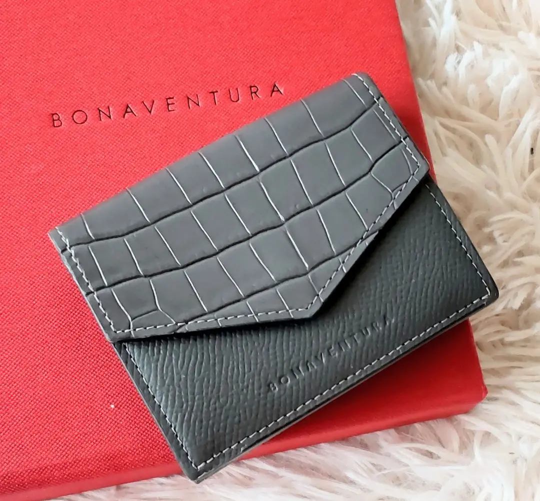 ★美品★ボナベンチュラ 折り財布 クロコ レザー シボ革 濃紺 楽天市場】bonaventura ボナベンチュラ 財布の通販