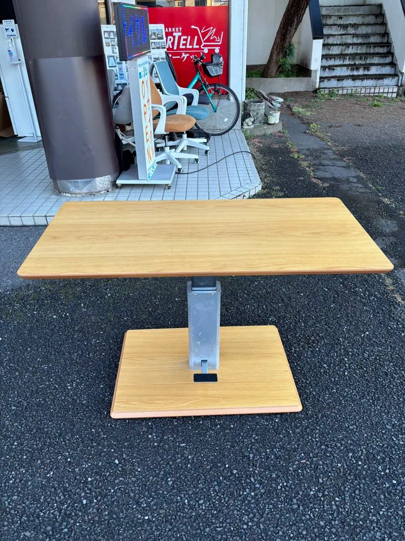棚付き昇降式テーブル 幅120cm 通販 - ディノス
