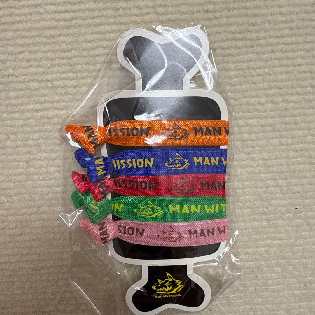 MAN WITH A MISSION ツアー限定ラバーバンド 4個セット GOODS】 明日はMAN WITH A MISSION presents “XV e.p. Tour 2025