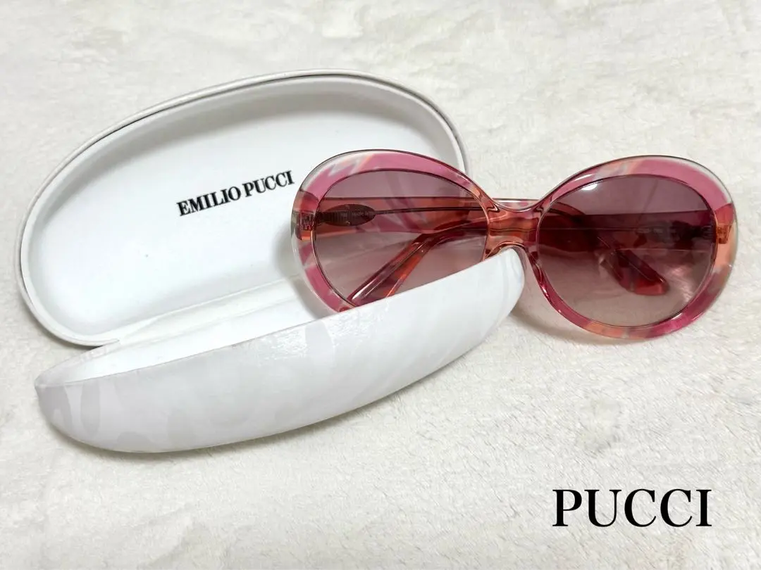 EMILIO PUCCI ピンク サングラス　極美品！ 2025年最新】EMILIO PUCCI カラー：ピンク系 サングラスの人気