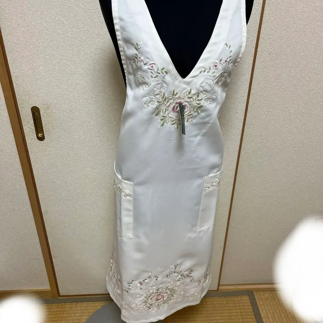 川島織物セルコン　エプロン　レース　花柄　刺繍　フリル　ピンク色 2025年最新】川島織物セルコン エプロンの人気アイテム - メルカリ