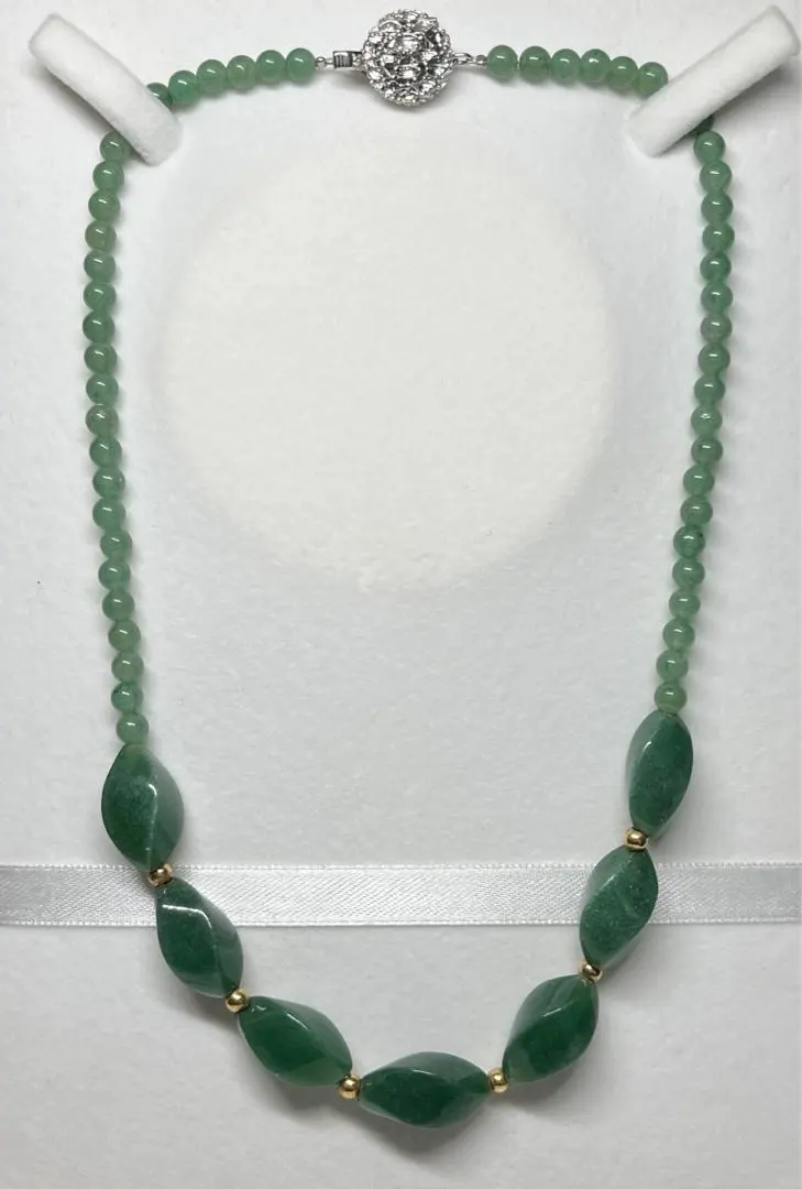 Thumbnail of a375 Green Necklace Natural Stone