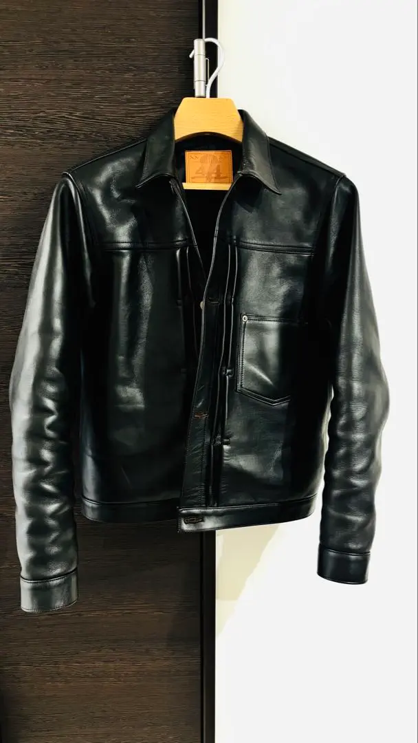 本日限定値下げ‼️超美品　使用2.3回のみ　ジェラード　44レザー　XL JELADO 44Leather Jacket(44レザージャケット) Horse hide Semi