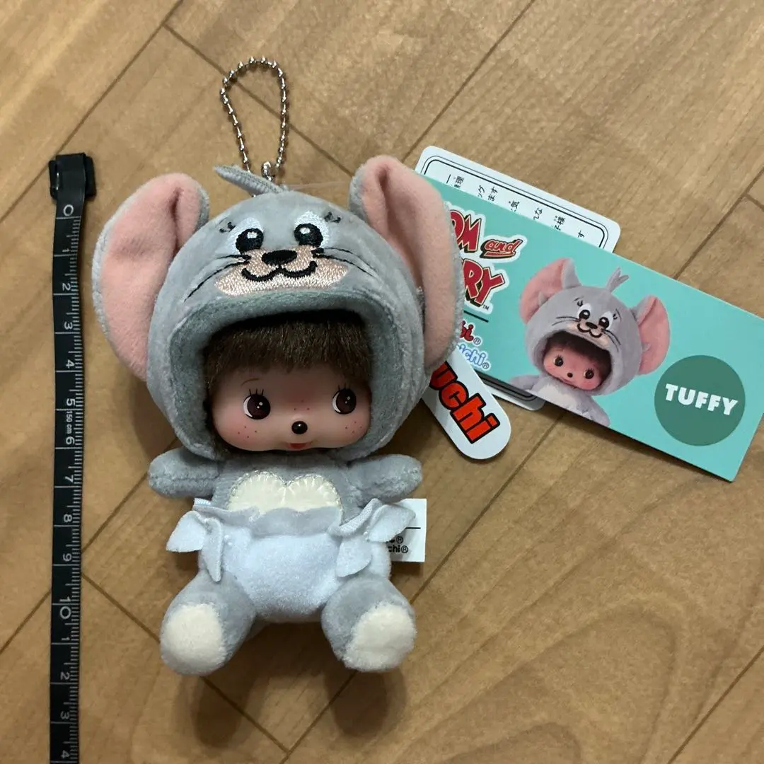 Thumbnail of Monchhichi x Tom and Jerry: Tuffy Baby Monchhichi Face-Large SS Keychain I