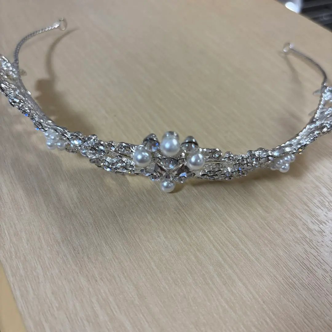 Thumbnail of Elegant Pearl Crystal Tiara