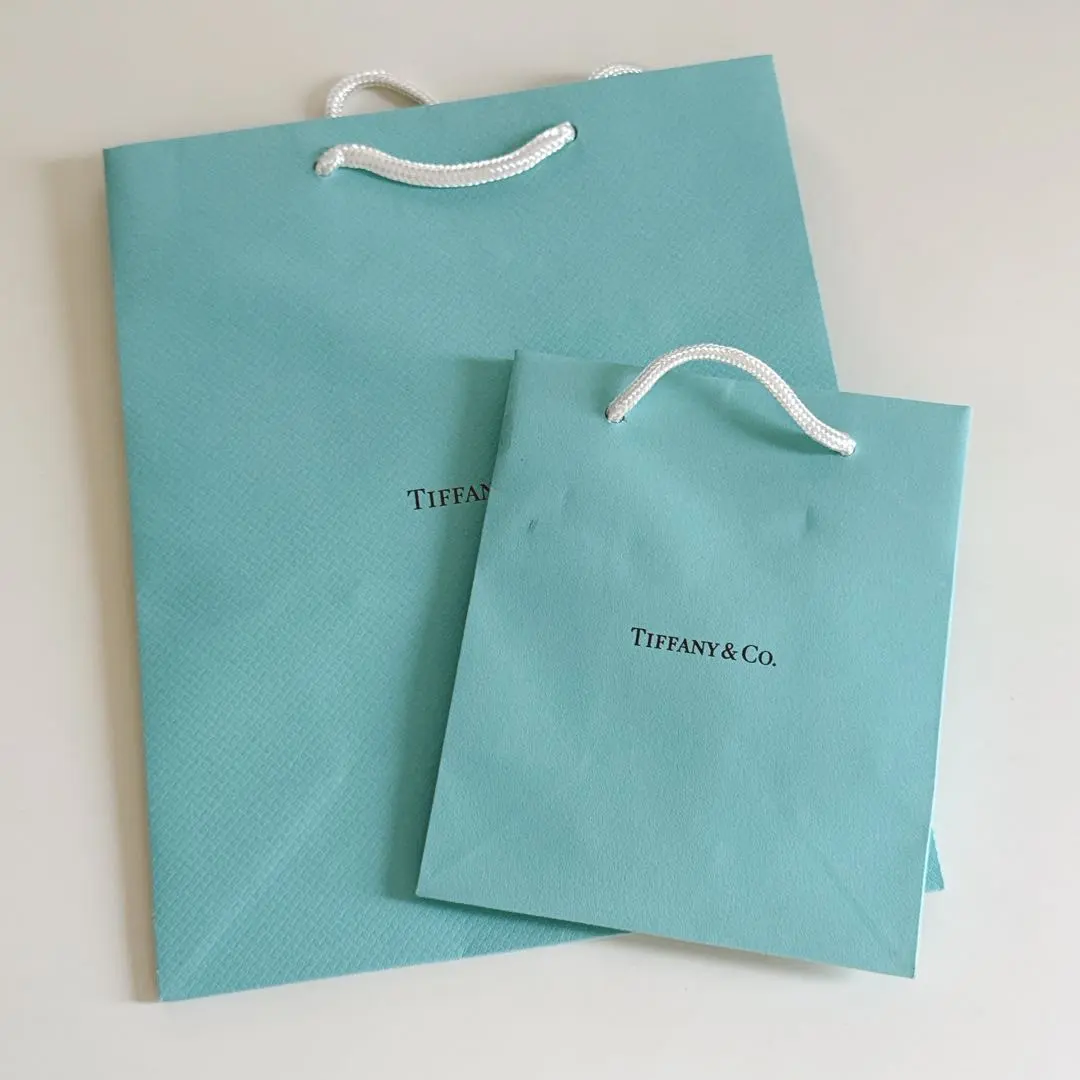 Thumbnail of Tiffany & Co. Shopping Bag Set, Medium and Small
