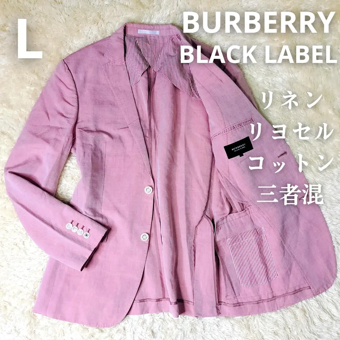 2025年最新】BURBERRY BLACK LABEL 素材：麻 テーラード