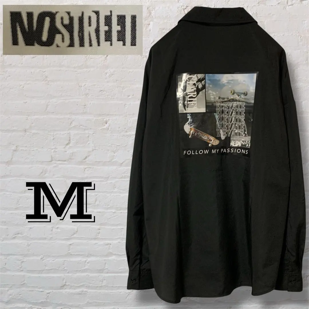 Thumbnail of Back print shirt, black, small chest logo, beautiful condition