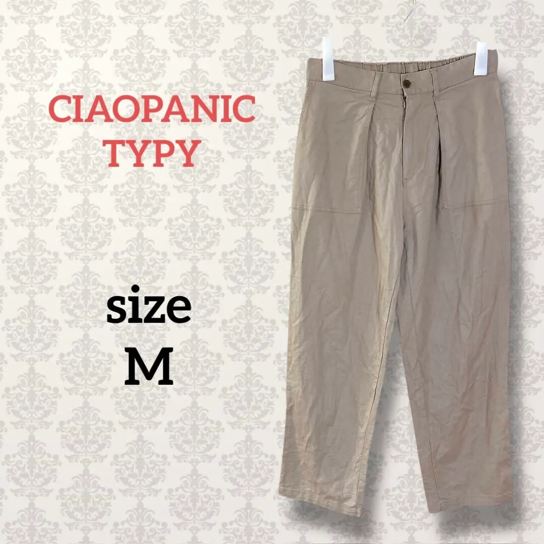 Thumbnail of CIAOPANIC TYPY [M] Chino Pants, Elastic Waist in Back, Wide Silhouette