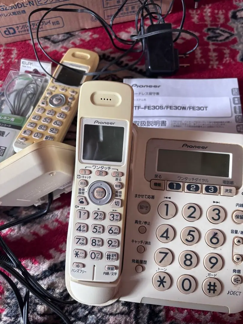 パイオニア 電話機本体 子機 TF-FE30T 美品】パイオニア 電話機本体 子機 TF-FE30T - メルカリ