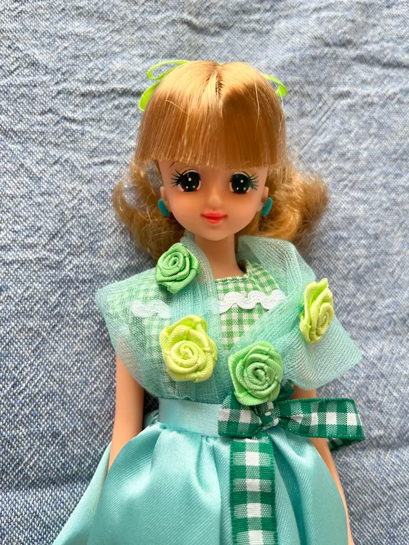 ジェニーちゃん カレンダーガール カトレア ドレスワンピース レア未使用・カレンダーガールジェニー8月/人形/ドレス