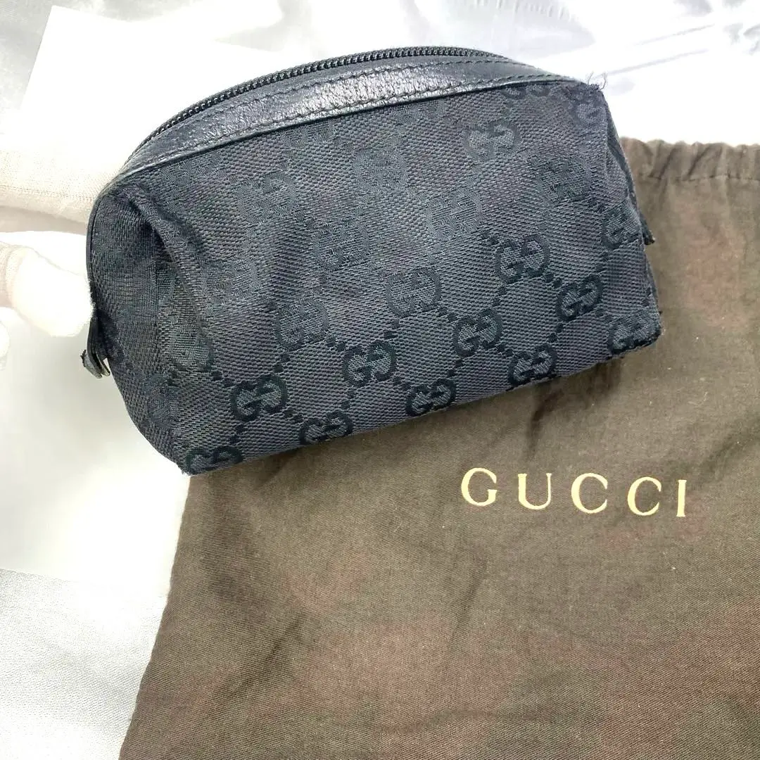 【新品】GUCCI グッチ ポーチ コスメ GGキャンバス デニム ブラック 楽天市場】超美品 GUCCI グッチ ポーチ 29596 GGキャンバス