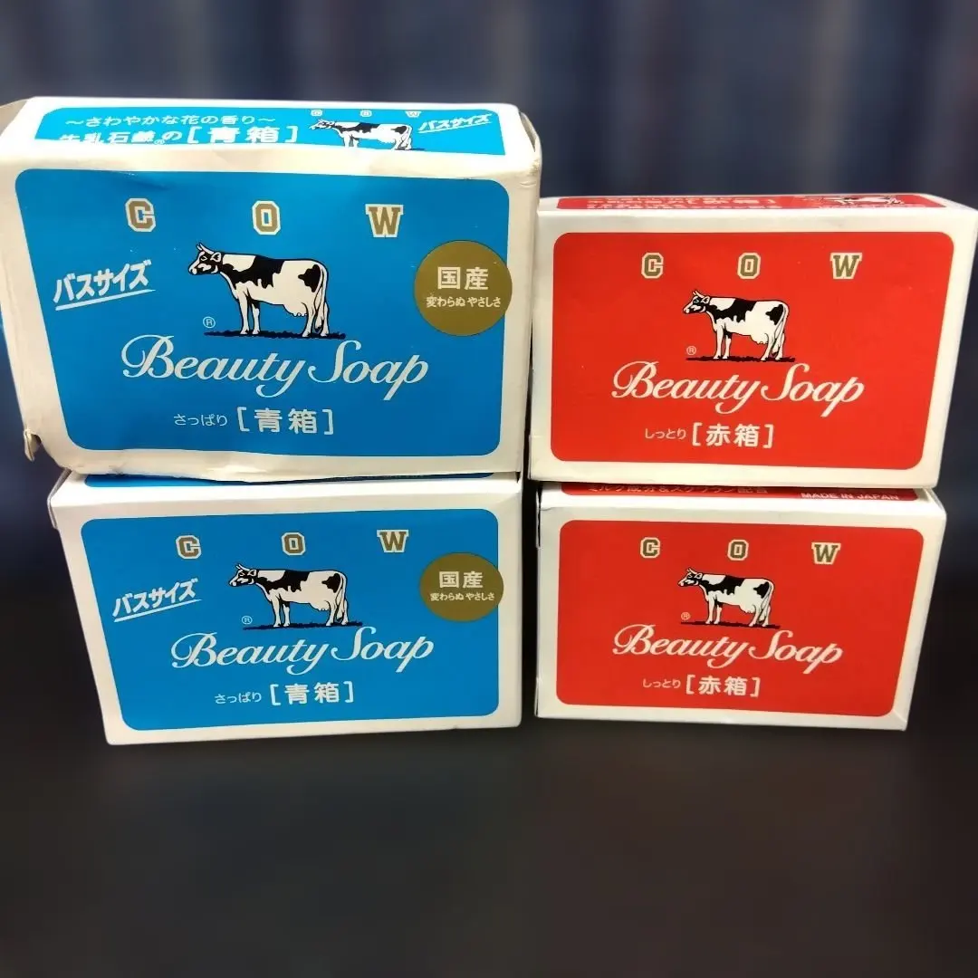 Thumbnail of COW Beauty Soap Bath Size Blue and Red