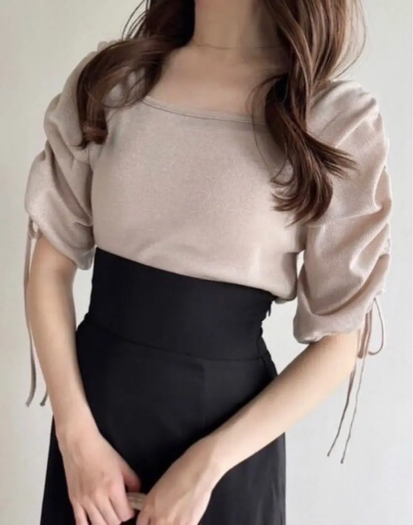 Thumbnail of Short-sleeved knit, power shoulder, Chico, Dholic, MERCURYDUO, dazzlin