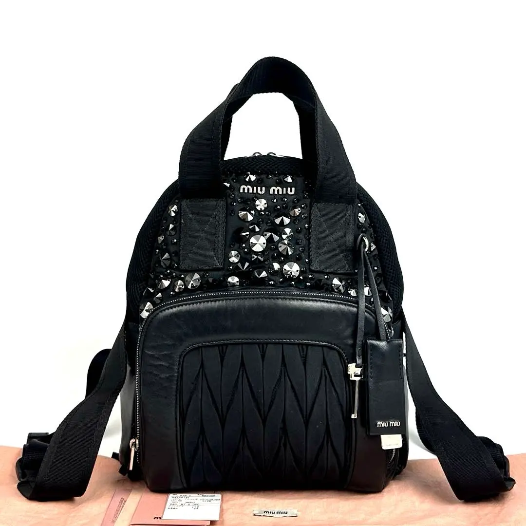 2025年最新】ミュウミュウ マトラッセ ビジューロゴの人気