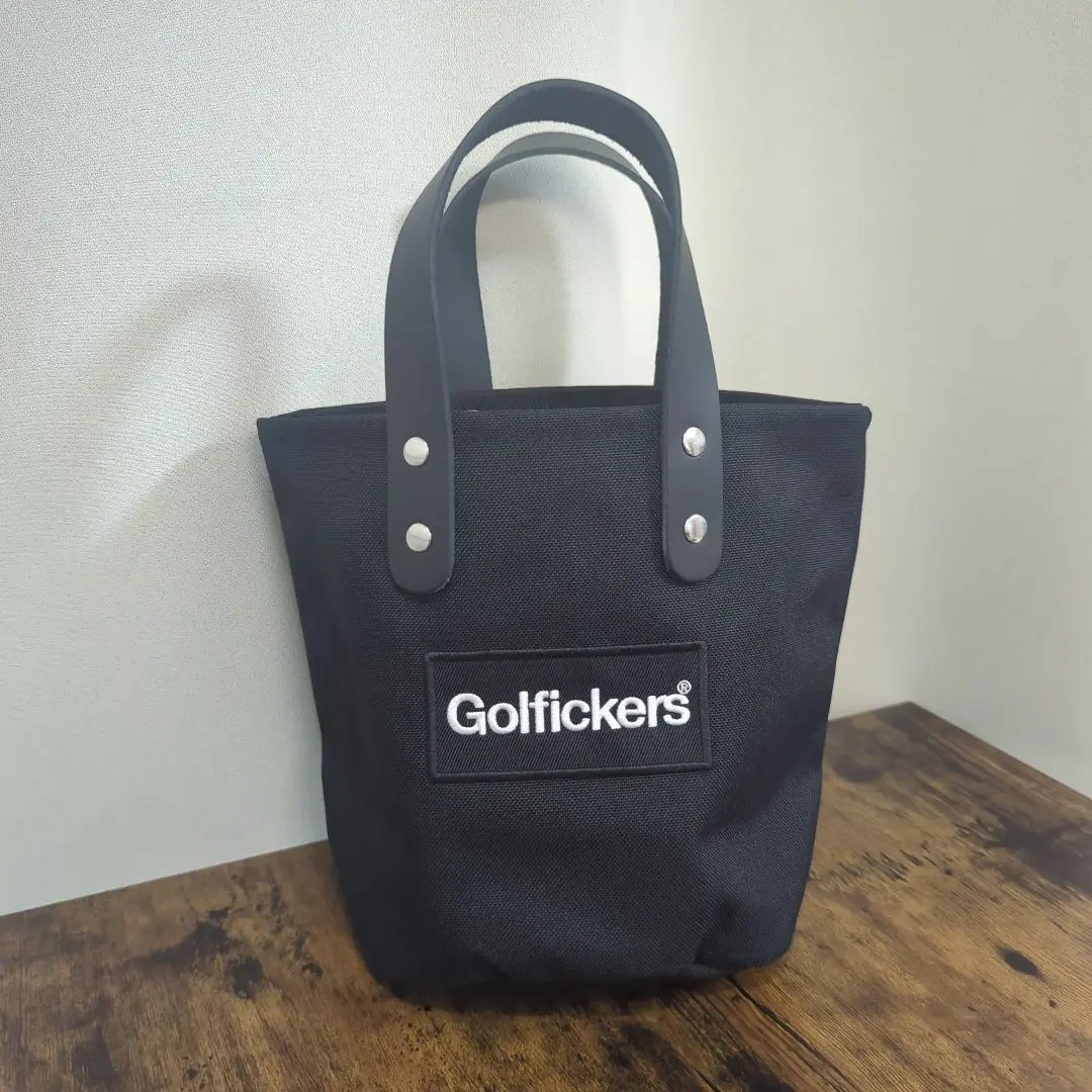 Golfickers カートバッグ 完売品】golfickers ゴルフィッカーズ 中古 カートバッグ 黒