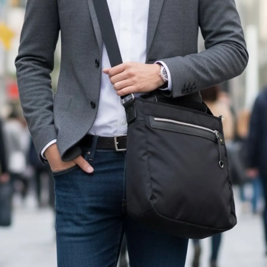 Thumbnail of Excellent Condition: ACE GENE Black Shoulder Bag