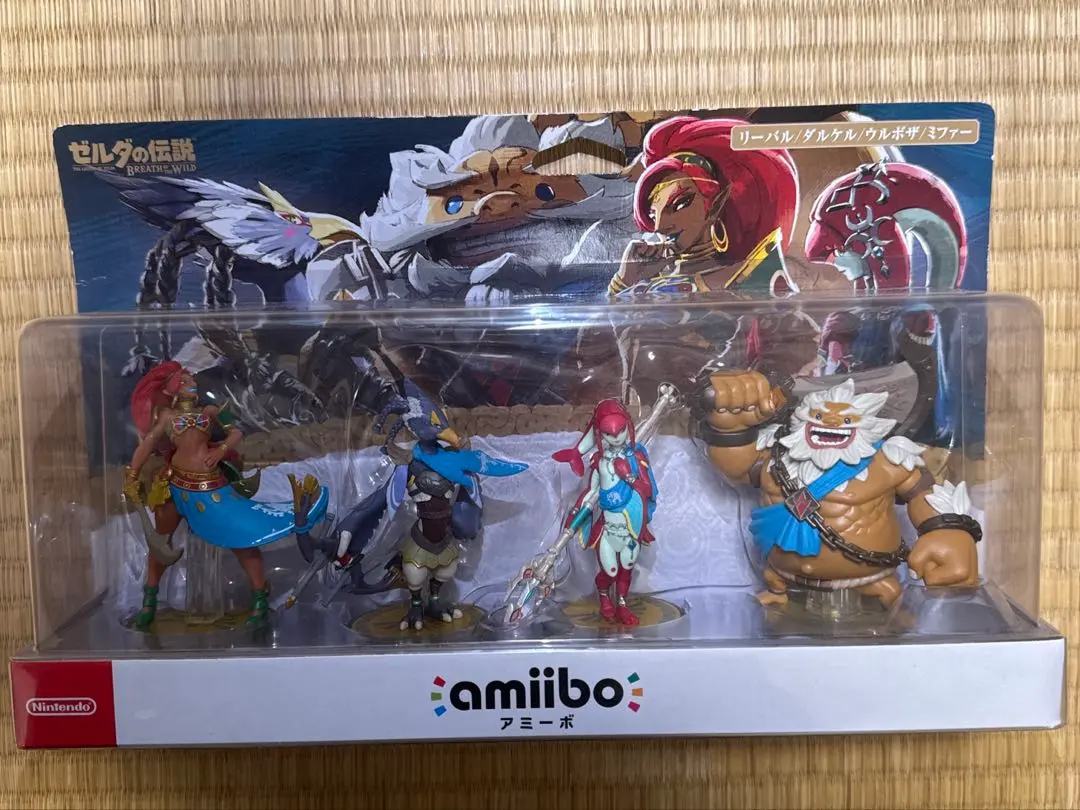 新品未開封 ゼルダの伝説 ブレス オブ ザ ワイルド 4英傑セット amibo Nintendo Switch アミーボ amiibo 四人の英傑セット(リーバル