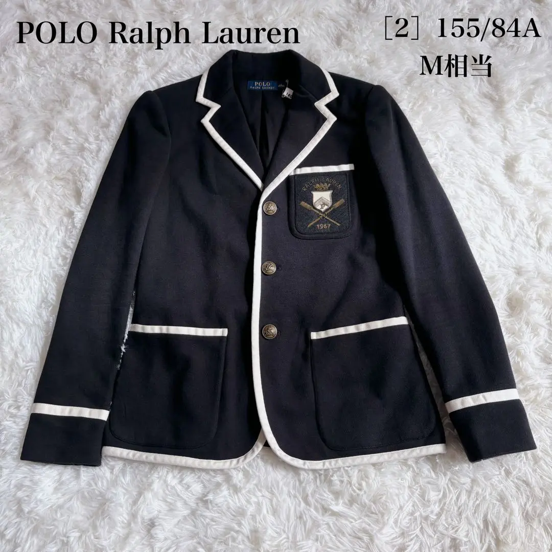 Ralph Lauren ブラック テーラードジャケット 00s 日本製 Ralph Lauren ラルフローレン コーデュロイ