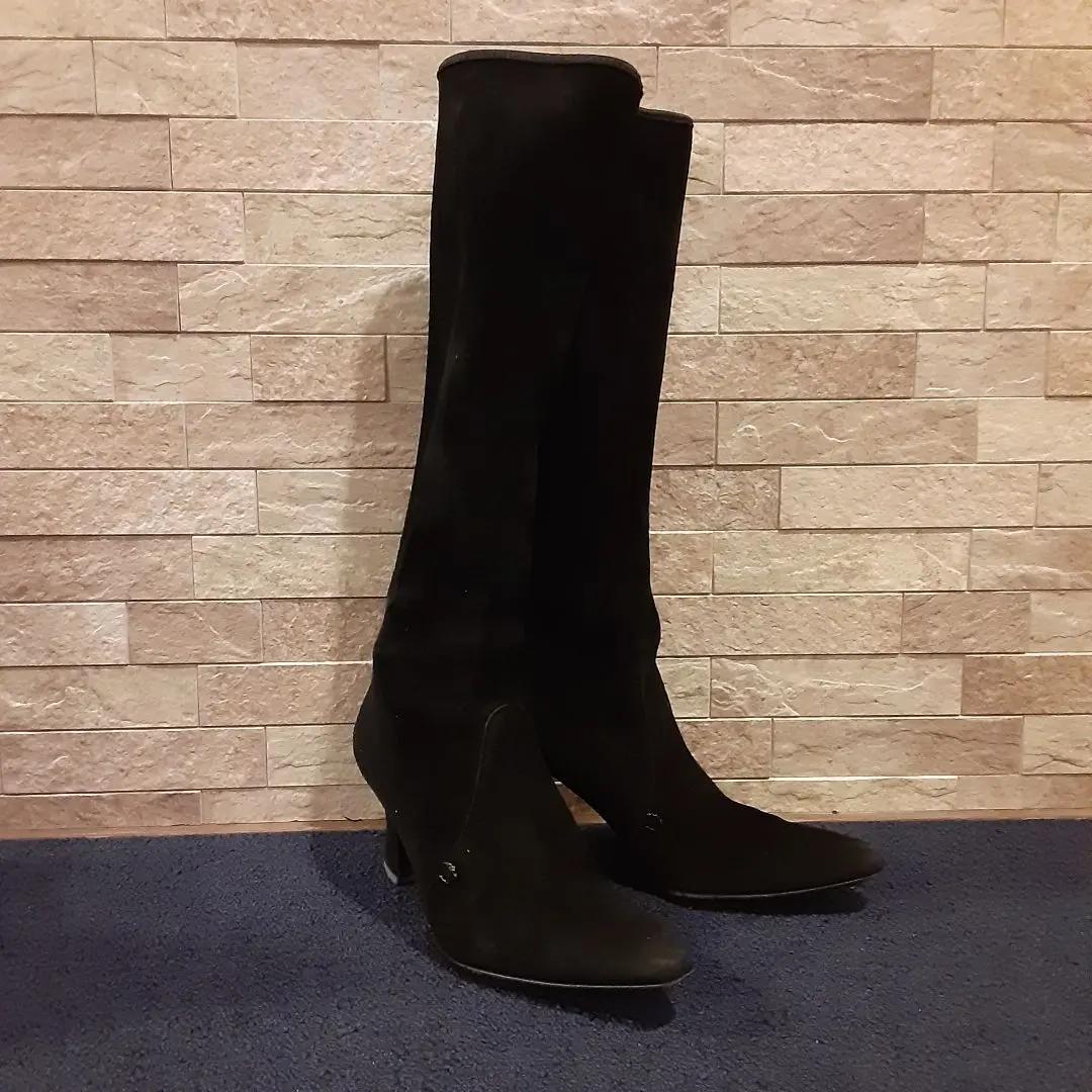 【極上美品】Versace ヴェルサーチ ロングブーツ サイズ38 25cm 2025年最新】VERSACE レディース ブーツの人気アイテム - メルカリ