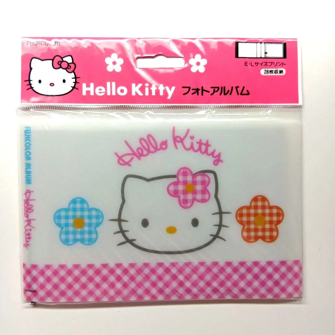 ハローキティ キルト　フォトアルバム　シルバー　カオハナ　レトロ　レア　希少 ハローキティ キルト フォトアルバム シルバー カオハナ レトロ