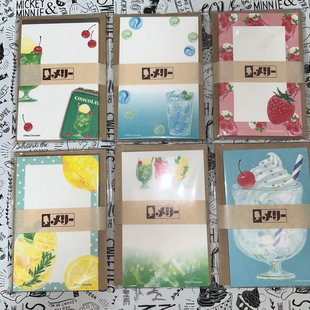 Thumbnail of Loft Furukawa Paper Works Merry Popping Candy Chocolate Mini Letter 6 items New