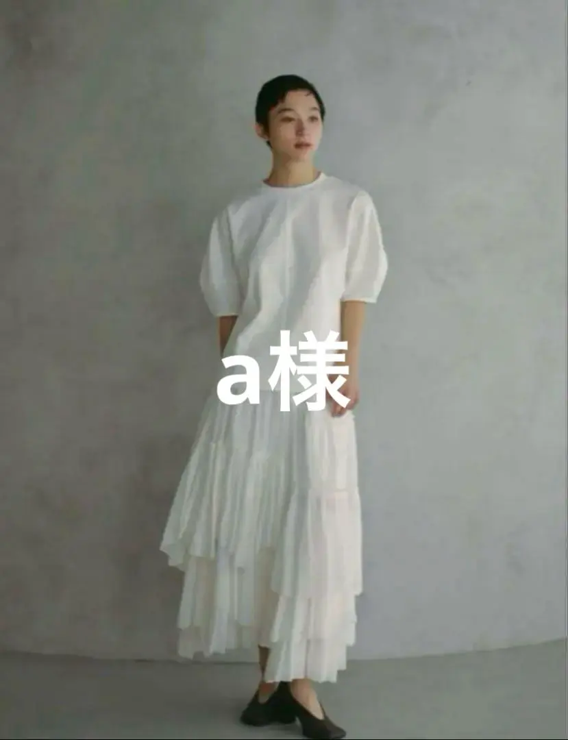 極美✨CASA FLINE 豪華コットンティアードスカート　ホワイト　ゆったり CASA FLINE]コットンティアードスカート | KOBUNSHA SELECT SHOP