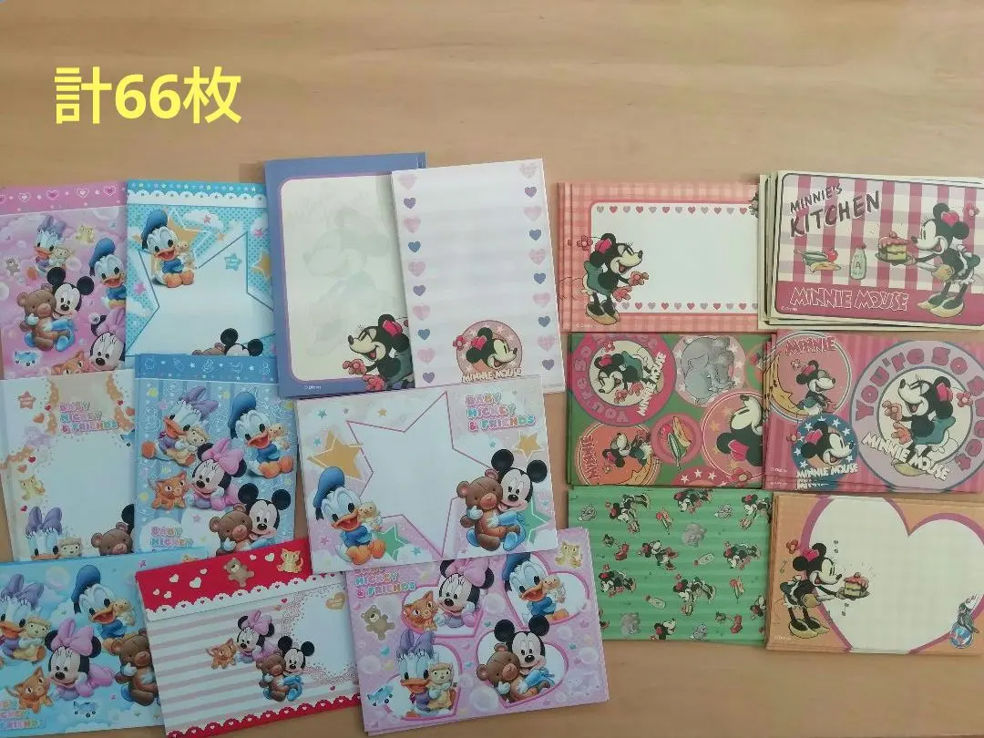 Thumbnail of Heisei Retro Baby Mickey & Retro Minnie Envelope Set - 66 Pieces Total - Disney