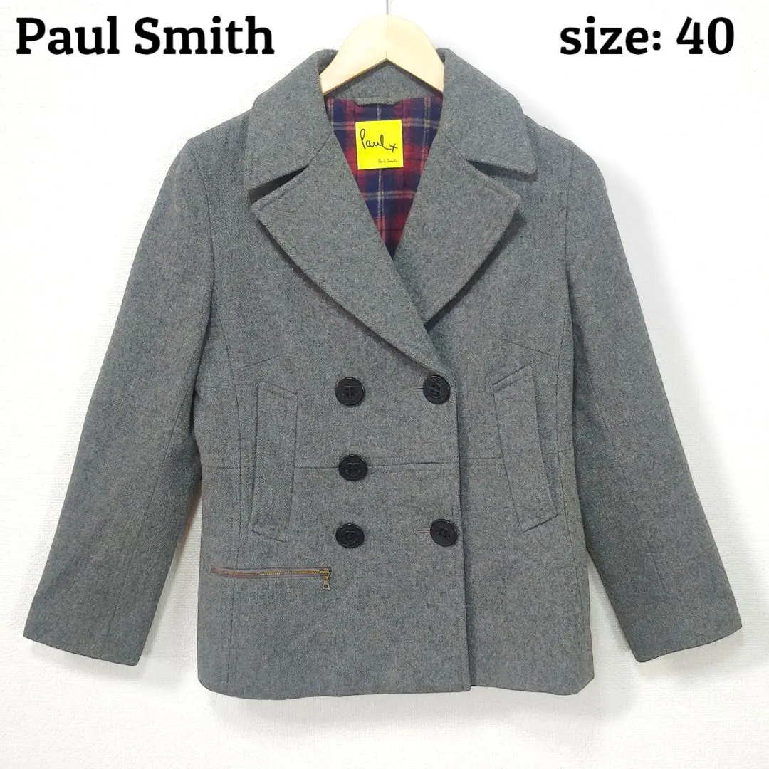 【専用】ポールスミス XL ウール ピーコート ダークグレー アウター 上品 トレンチコート / Paul Smith | ファッション通販 【公式通販