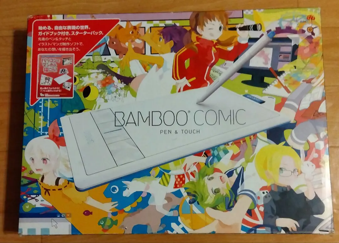 Wacom ペンタブレット ガイドブック付き  Bamboo Comicスターターパック CTH-470/W3 tf8su2k CTH-470/W3｜Wacom ペンタブレット ガイドブック付き Bamboo