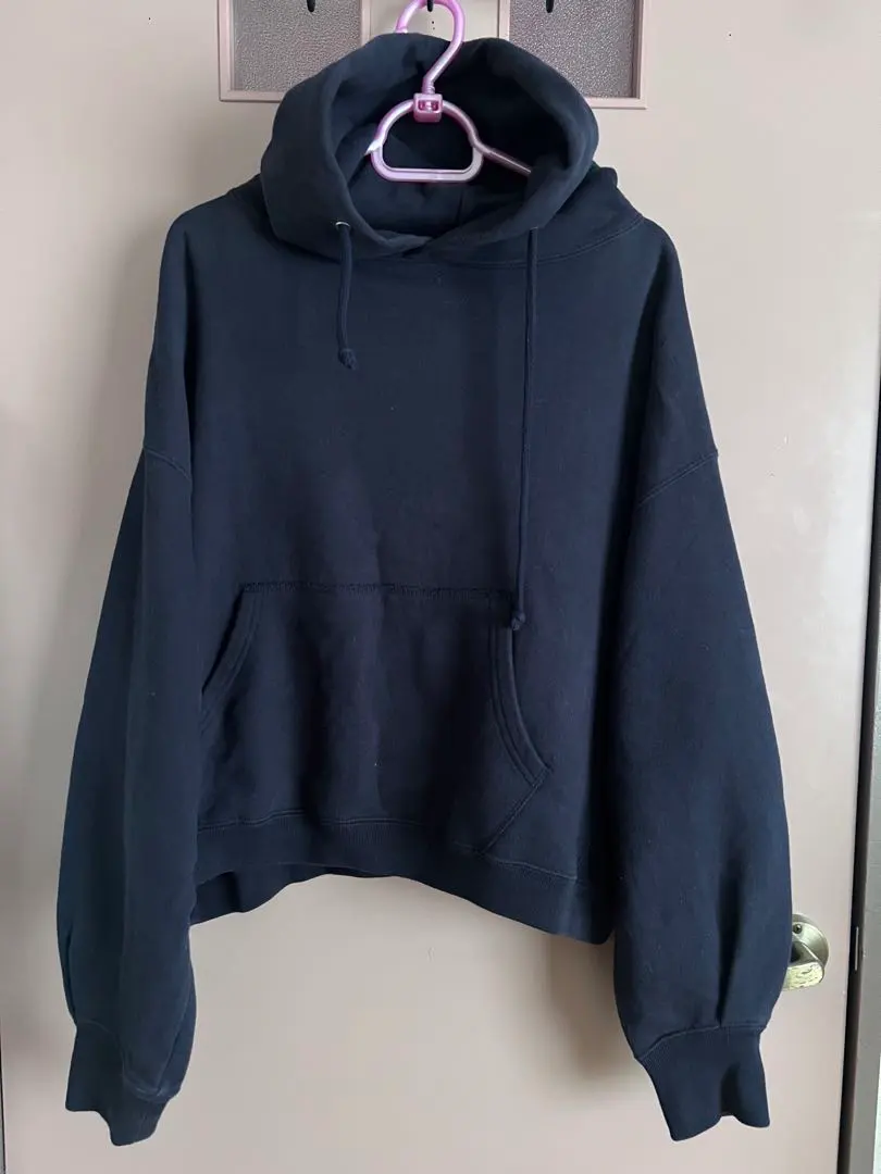 Thumbnail of Grand PARK Short Length Dolman Hoodie Navy F