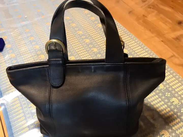 Thumbnail of Coach Ladies Leather Tote Bag, Vintage Style, Excellent Condition