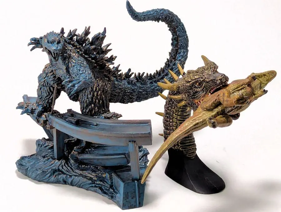 シモンズグランドセール アートワークスゴジラキングギドラ東宝怪獣ギガンティック 特撮