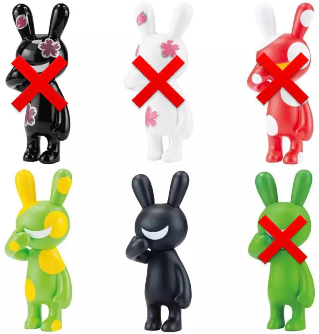 2025年最新】BLACK RABBiT ブラインドボックス版の人気アイテム