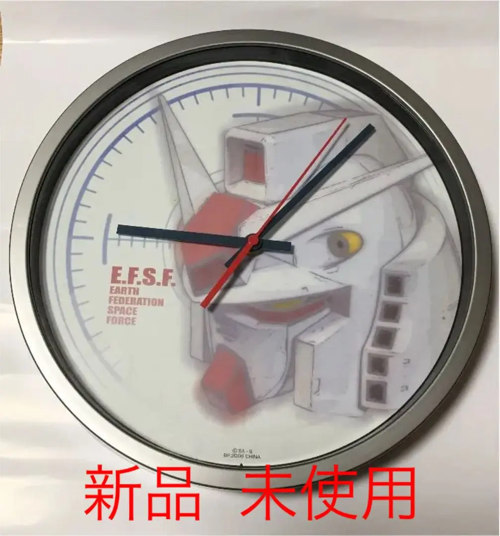 美品.動作OK 壁掛け時計 機動戦士ガンダム 3Dクロック
