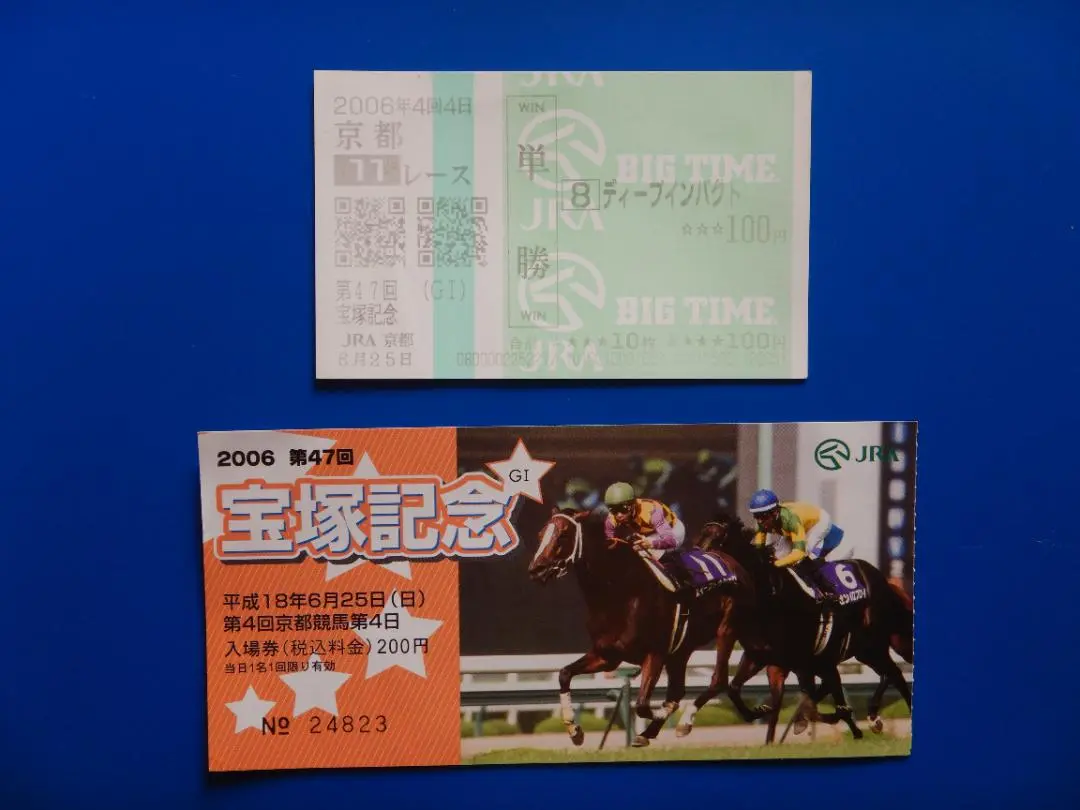 宝塚記念　記念入場券　阪神競馬場 JRA 記念入場券 宝塚記念 阪神競馬