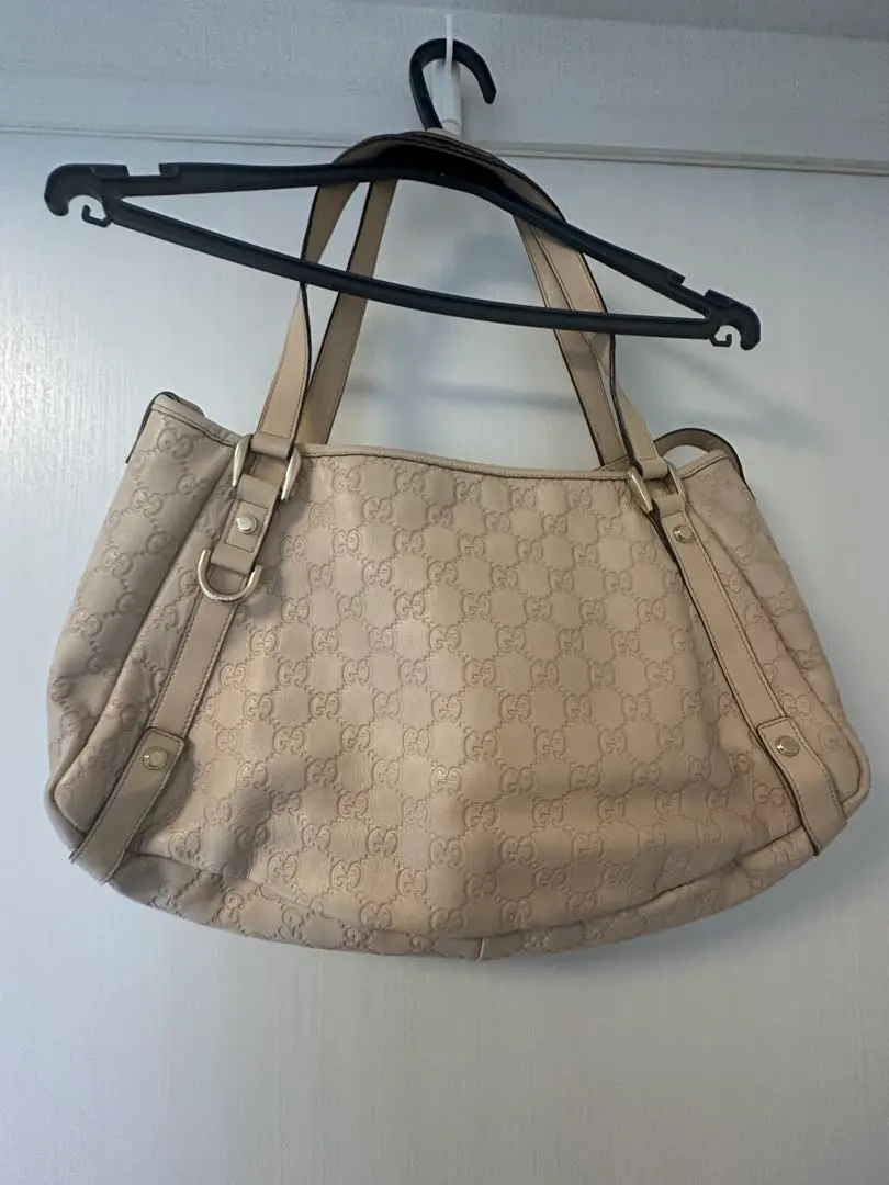 Thumbnail of Gucci Genuine Leather Tote Bag, Smoky Pink