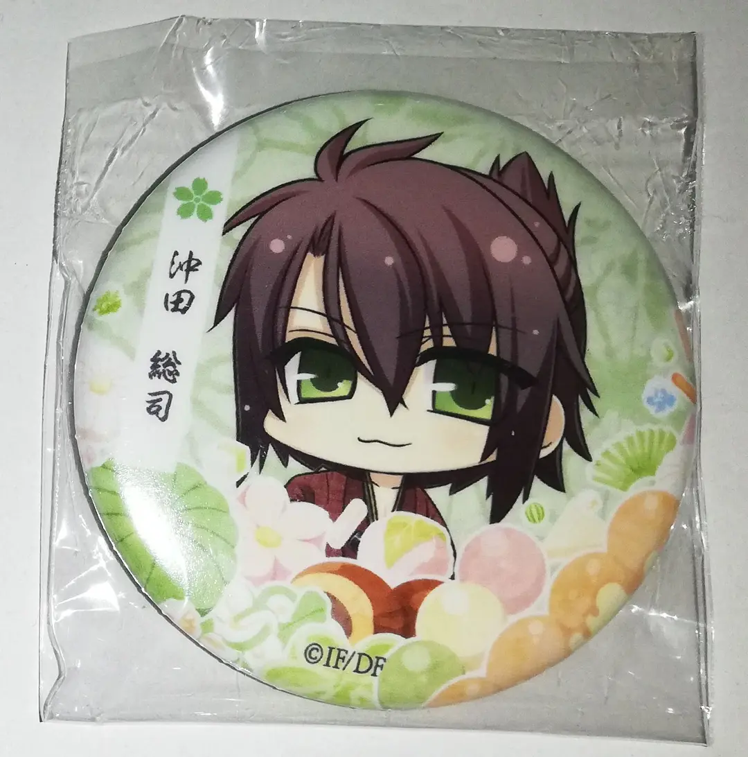 薄桜鬼 沖田総司 缶バッジ オトメイトカプセル オトカプ プレミアム セリフ付き 薄桜鬼 沖田総司 缶バッジ オトメイトカフェ - メルカリ