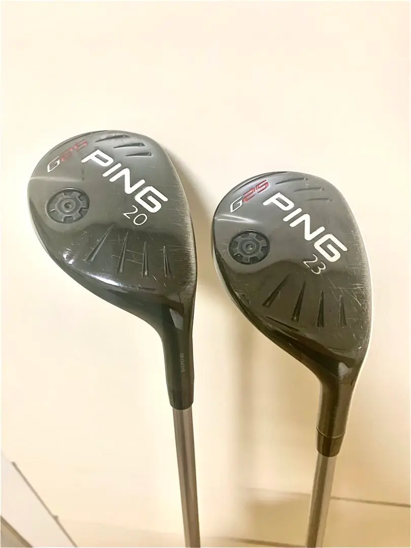 PING G25 ユーティリティ20° 23°2本セット 名器 ping ピン g25 ユーティリティ 20° 23°