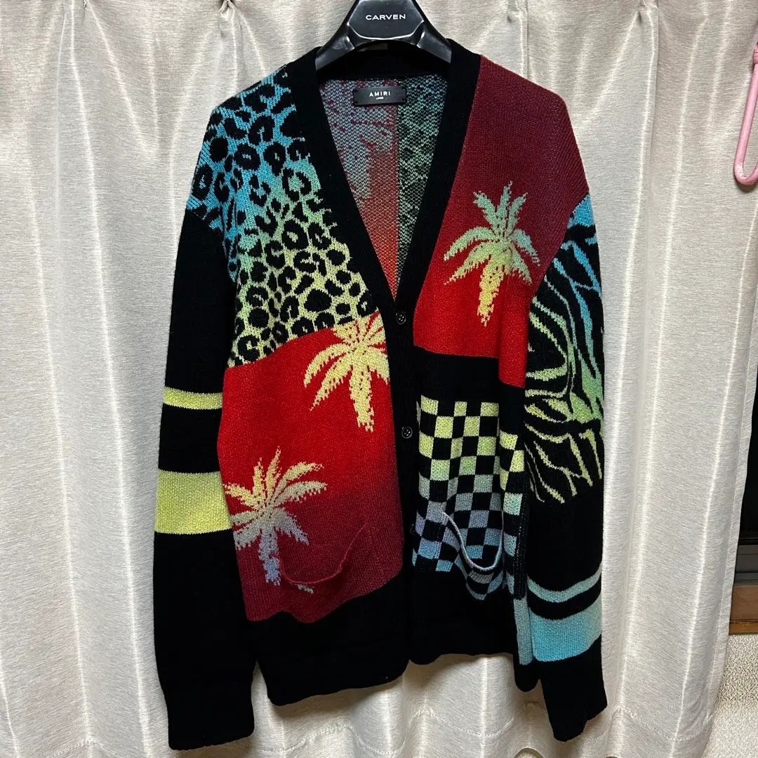 amiri 20aw ハートパターンカーディガン amiri 20aw ハートパターンカーディガン
