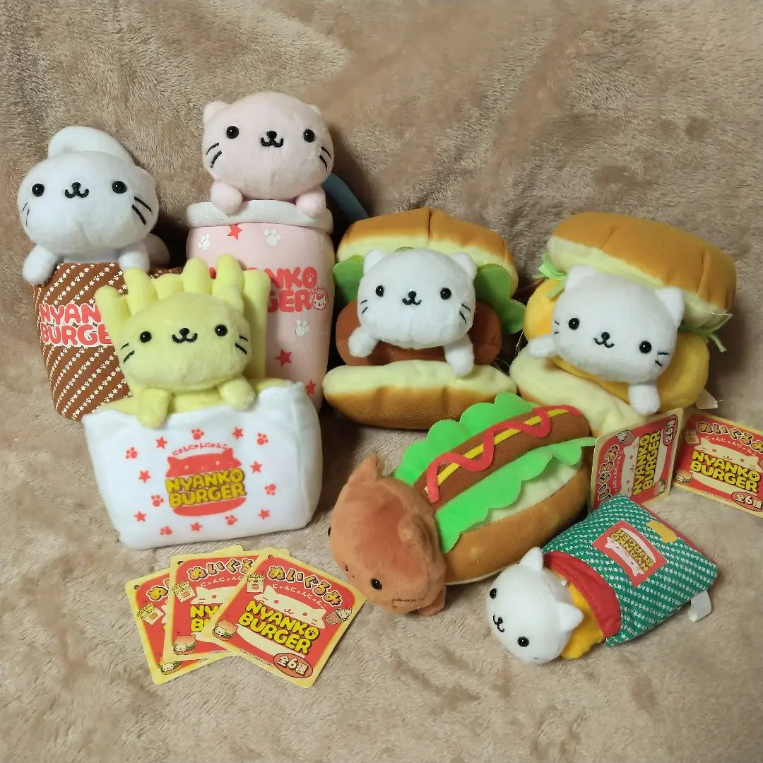 にゃんにゃんにゃんこバーガー ぬいぐるみ 20個セット 大量 ブライズ