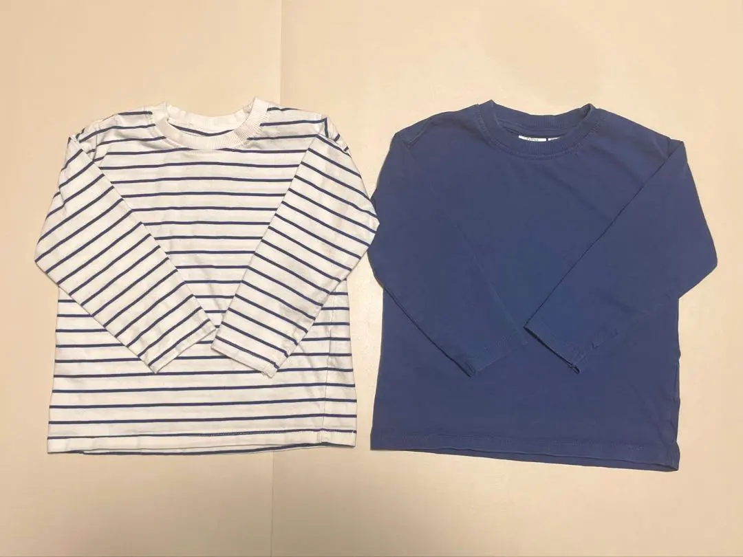 Thumbnail of ZARA baby long-sleeved cut and sew tops, set of 2, 90cm