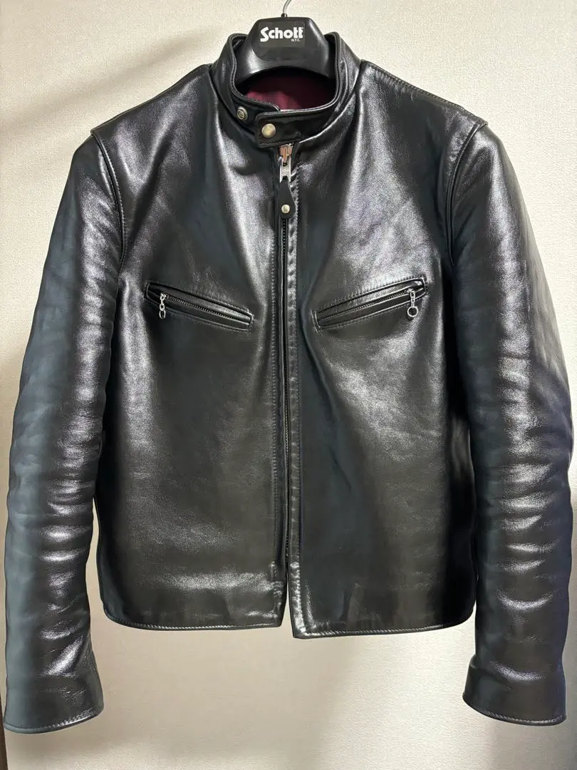 超美品‼️最新型schott641XX 38インチ Amazon | [ショット] 7009 641XX 60s シングルレザーライダース