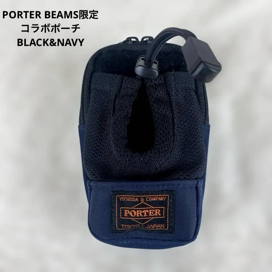PORTER × BEAMS メッシュ　サコッシュ　巾着　ベージュ PORTER（ポーター）の「BEAMS × PORTER / 別注 Mesh Purse